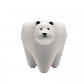 PU White Bear Stress Ball