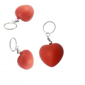PU Heart Keychain Stress Ball