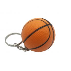 PU Basketball Keychain Stress Ball