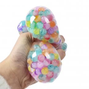 TPR Rainbow Beads Squishy Ball