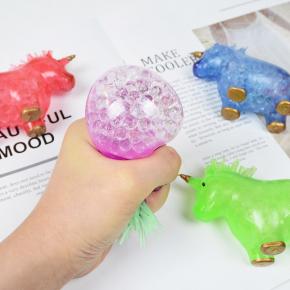 TPR Beads Unicorn Squishy Toys