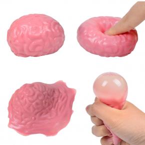 TPR Water Brain Squishy Ball