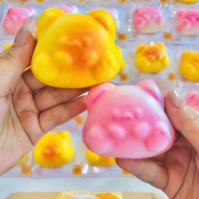 PU Bear Head Squishy