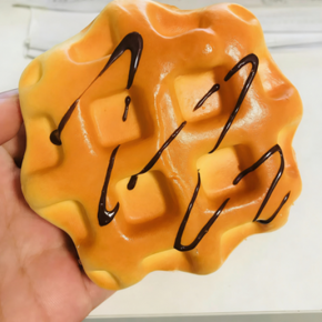 PU Waffle Cookie Squishy