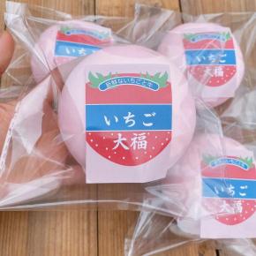 PU Strawberry Daifuku Squishy