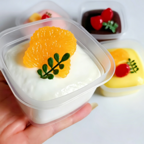  PU Fruit Pudding Squishy
