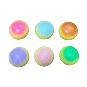 PU Colorful spotted steamed buns Squishy