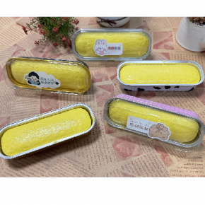 PU Long Cheese-Shaped Box Squishy