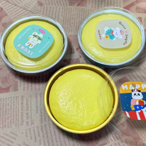 PU Large Round Boxed Cheese Squishy