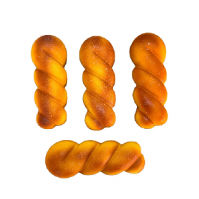 PU Braided Twist With Dots Squishy