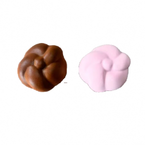PU Colored Flower Bread  Squishy