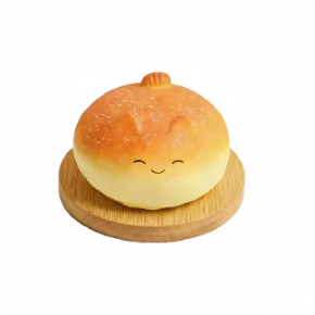 PU Orange Cat Bread Squishy