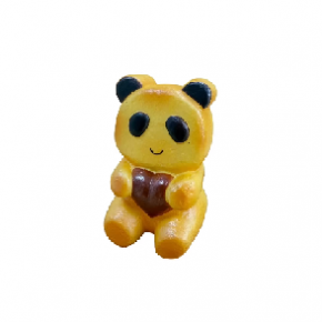 PU Heart-shaped Bear Squishy