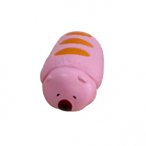PU Pink Bear Bread Squishy