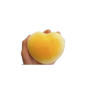 PU Heart-shaped Bread Squishy