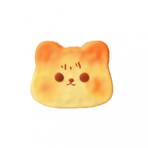 PU Toast Cat Squishy
