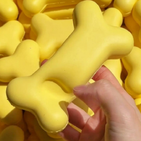 PU Yellow Bone Squishy