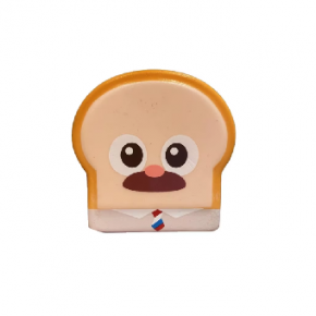 PU Toast Figurine Squishy